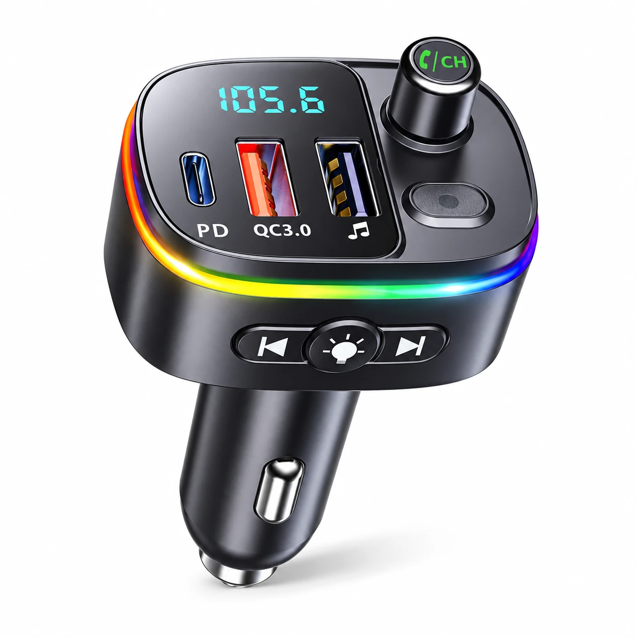 Bluetooth FM transmiter i USB punjač za auto