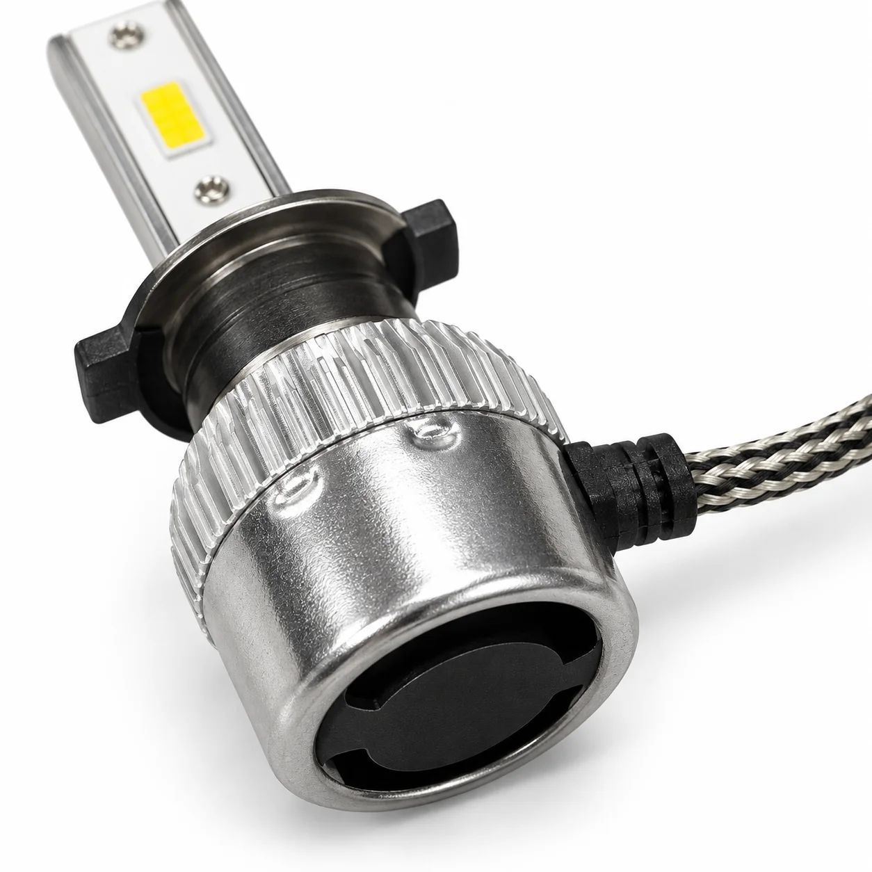 LED sijalice C6 – srebrne, sa pletenim kablovima (par)