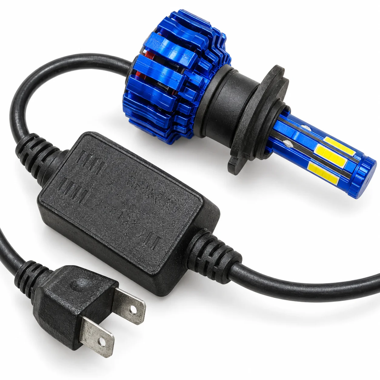 LED sijalice H7 Canbus – plave, crni moduli (par)