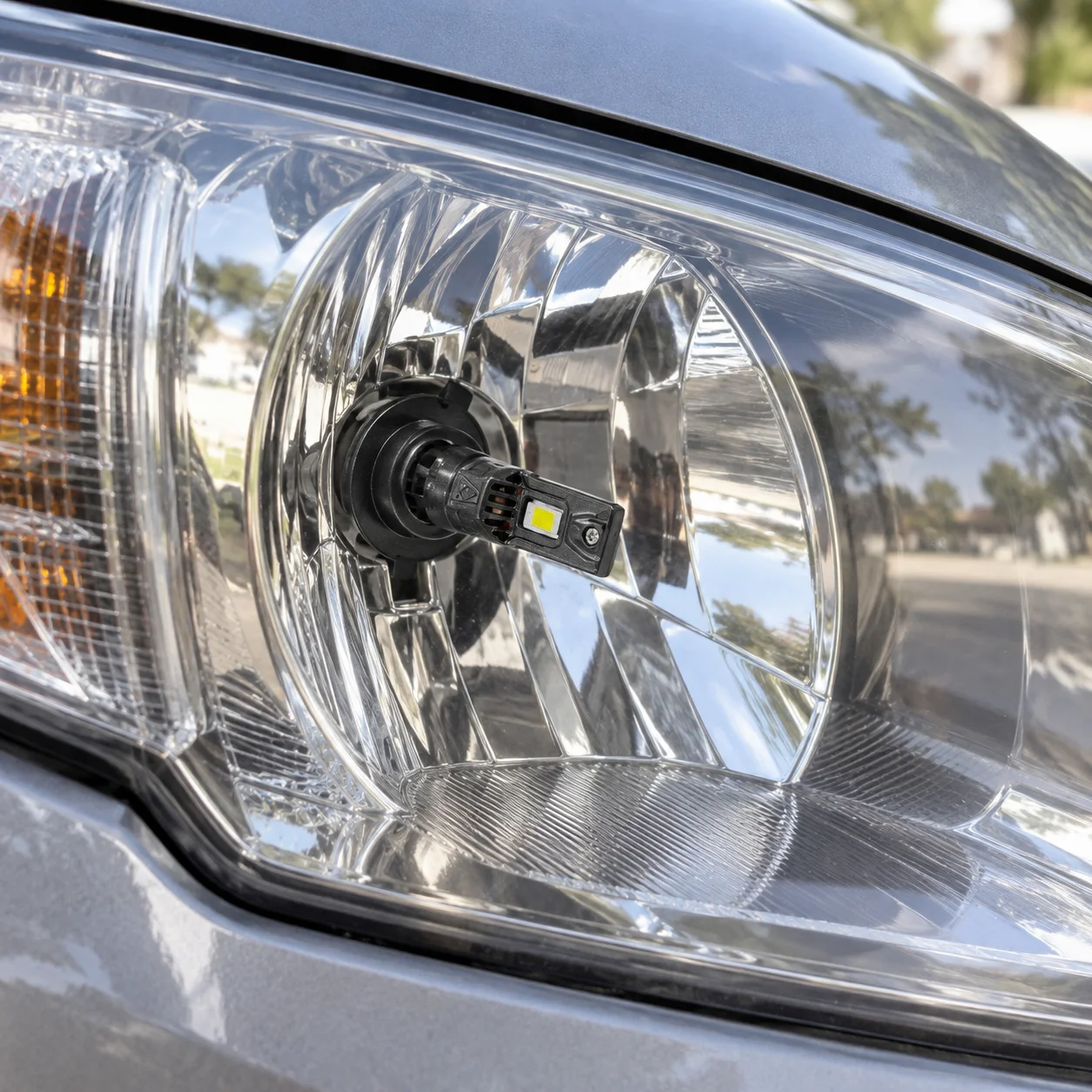 LED auto-sijalice T2 – crne, oznaka 6000 K