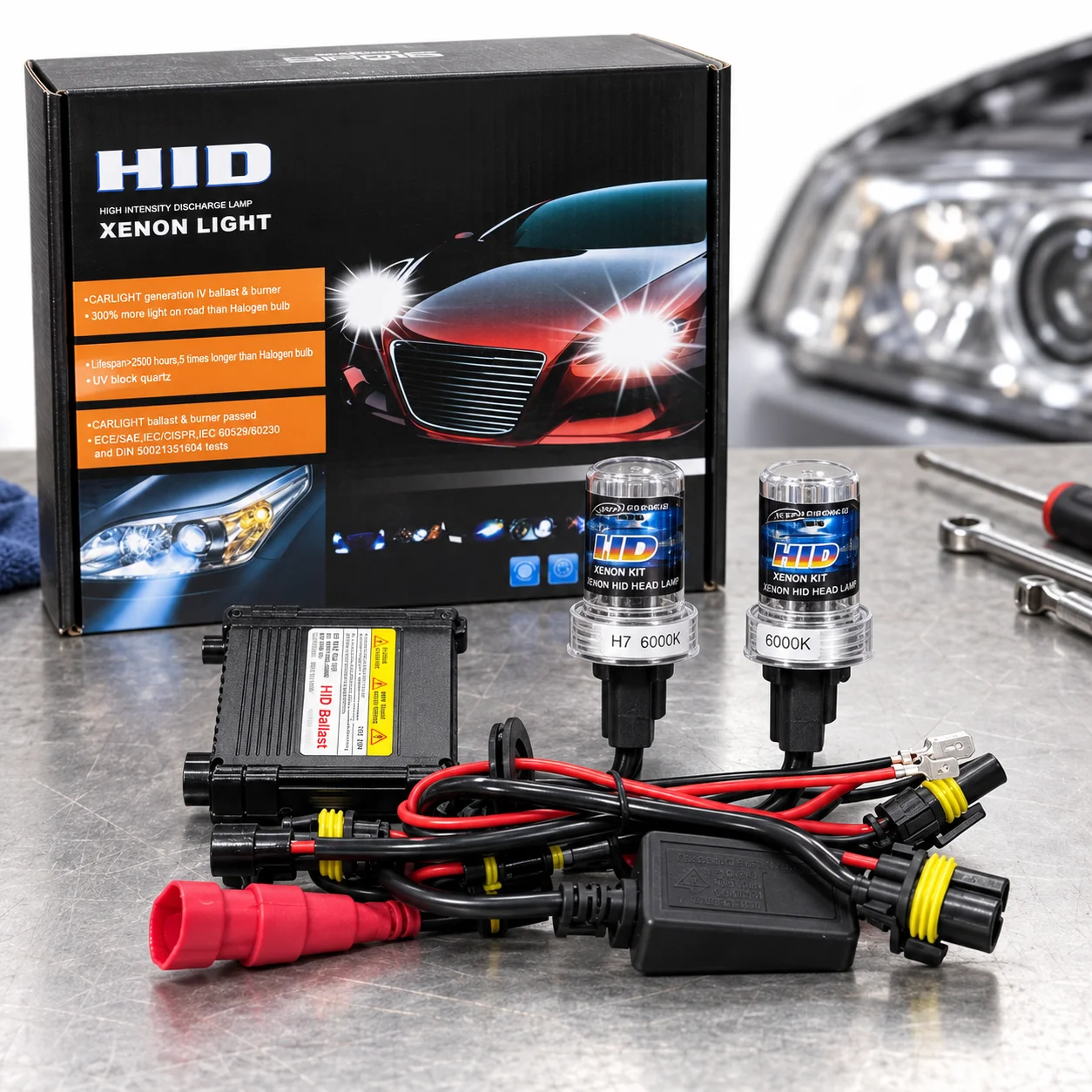 HID xenon komplet H7 Canbus – sa balastima i kablovima