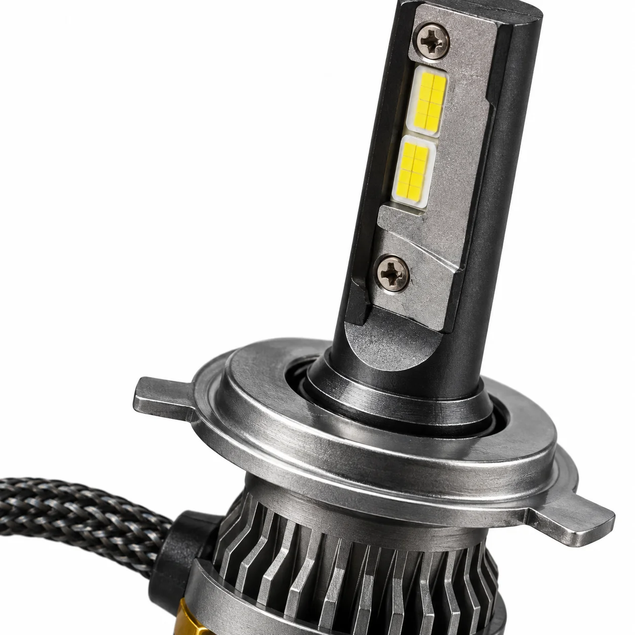 LED sijalice H4, H7 Canbus – sivo-zlatne (par)