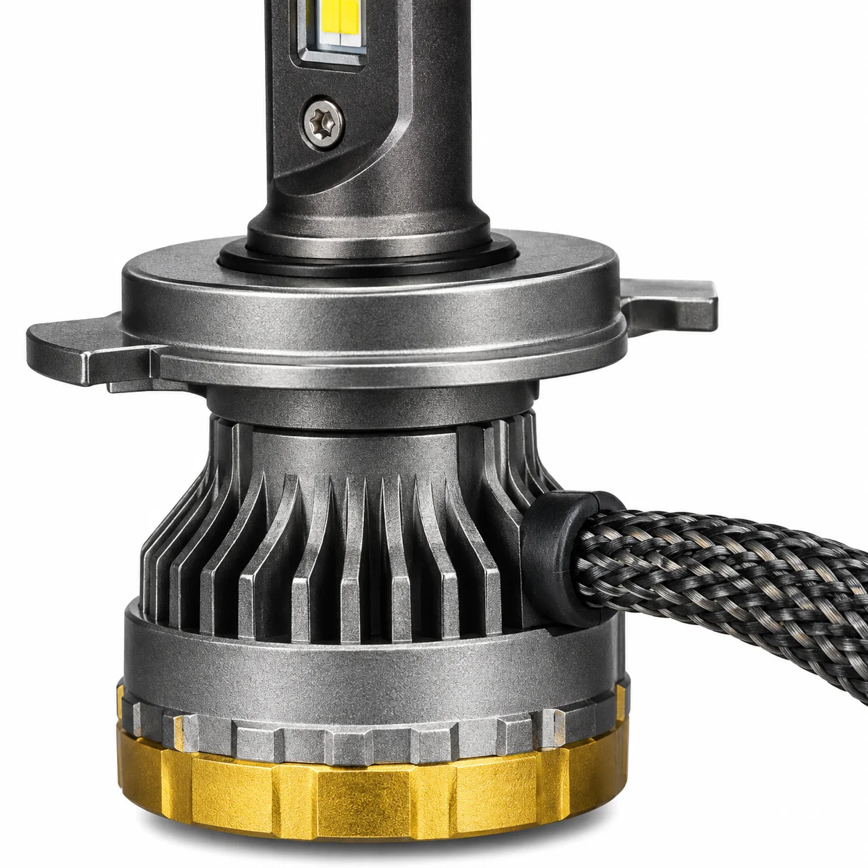 LED sijalice H4, H7 Canbus – sivo-zlatne (par)