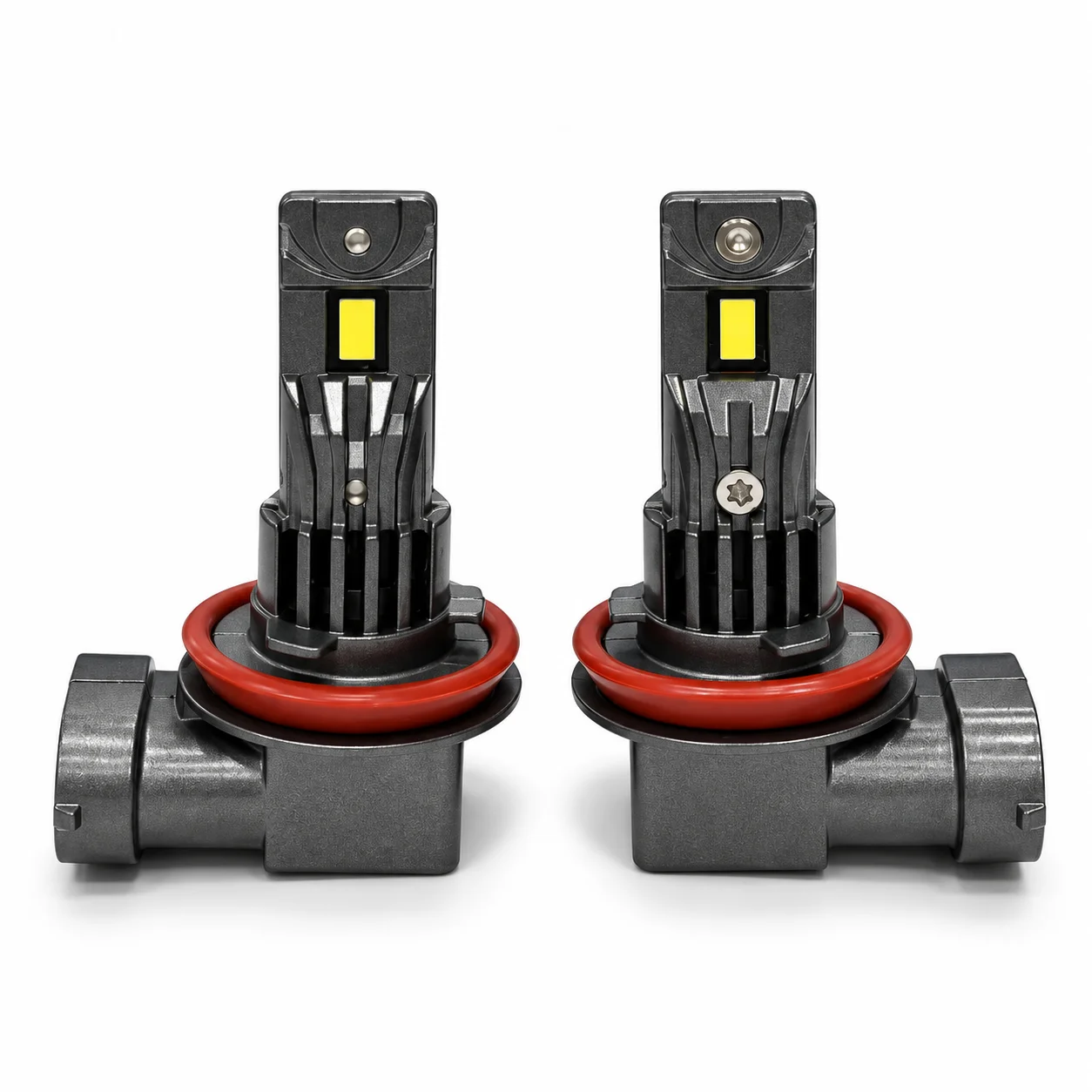 LED sijalice H8/H11 – ugaono grlo, crveni prsten (par)