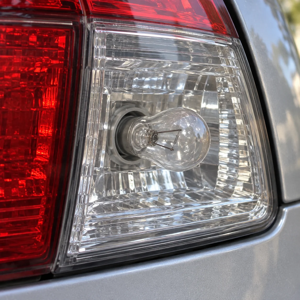 Auto-sijalica – prozirna, kruškolika, sa metalnim grlom