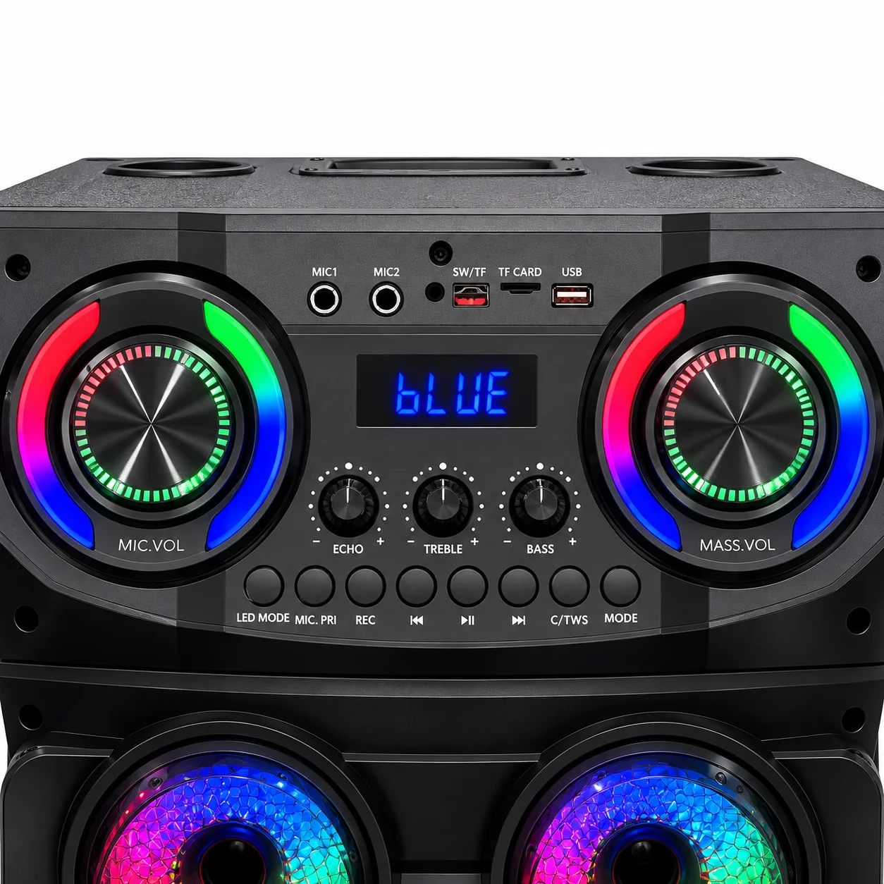 Zvučnik BOHONG 400 W, visina 1,5 m – RGB osvjetljenje