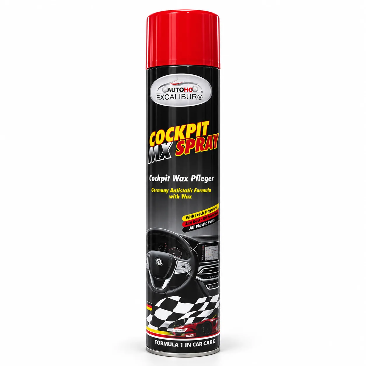 Cockpit Max Spray – sprej za kontrolnu tablu, crveni čep