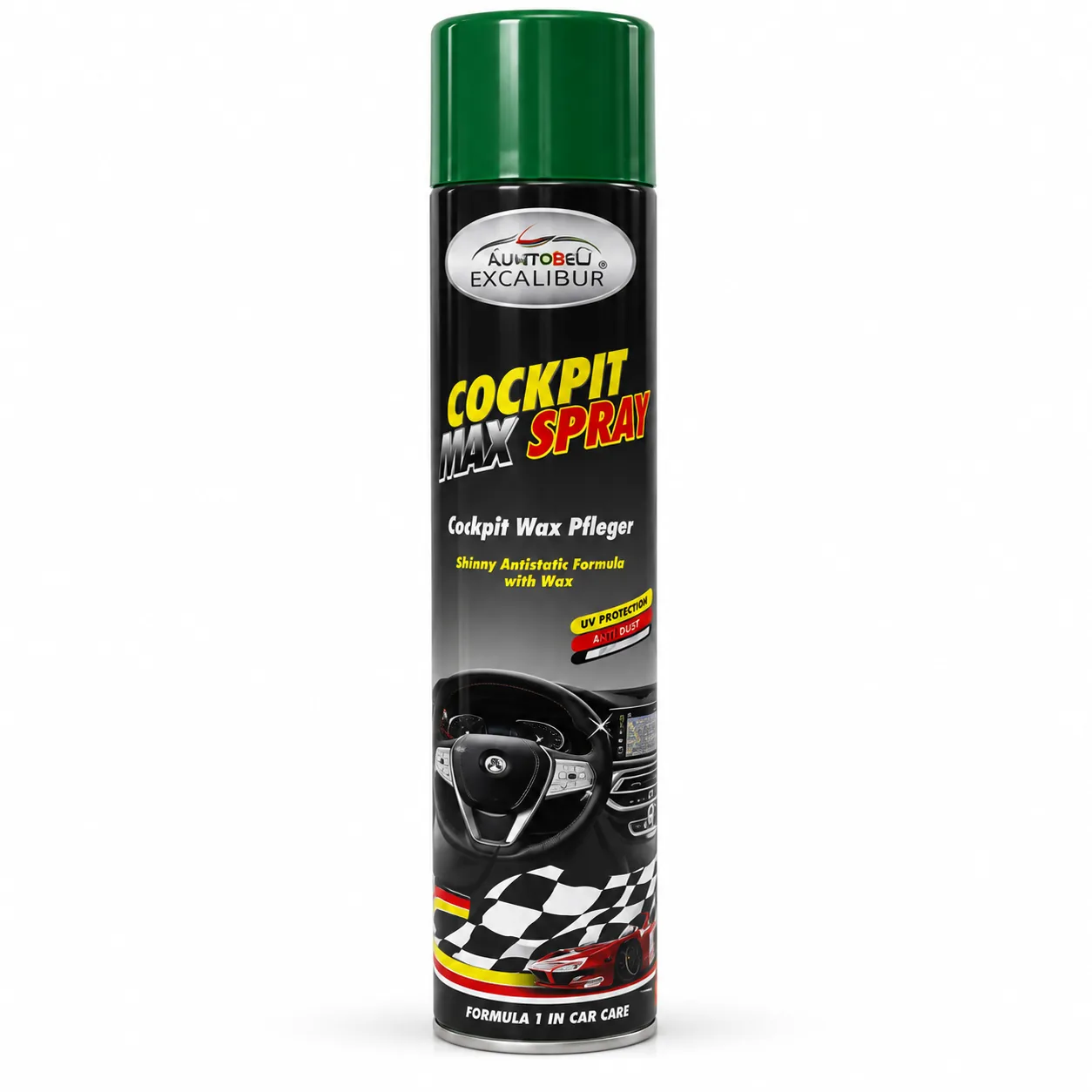 Cockpit Max Spray – sprej za kontrolnu tablu, zeleni čep