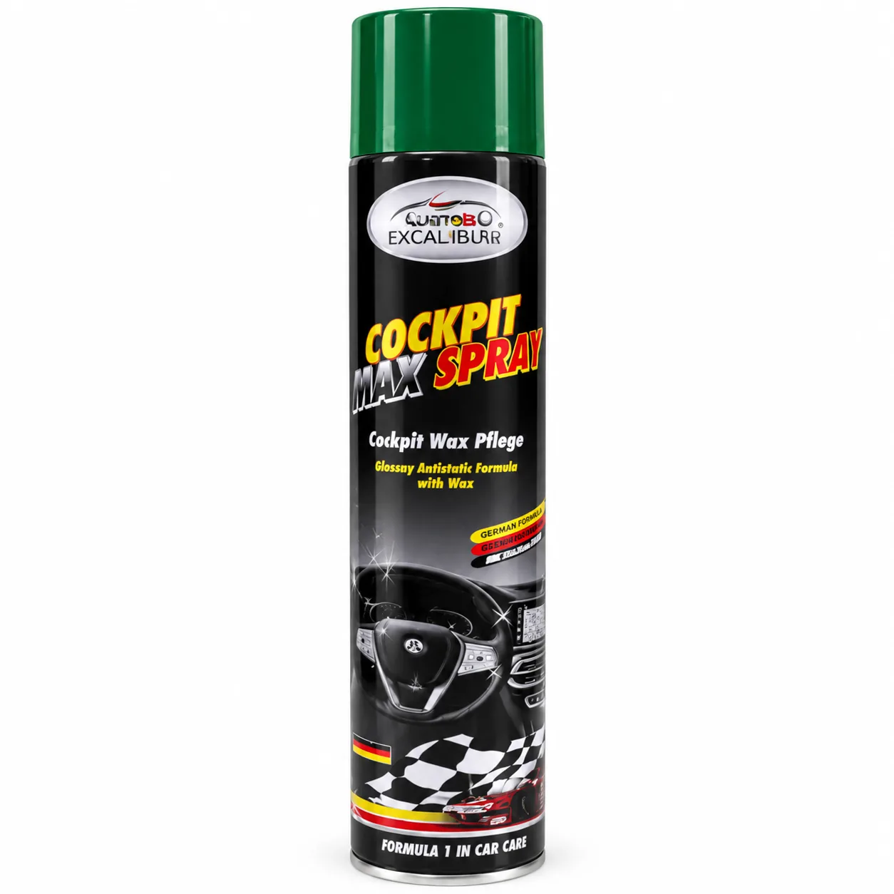 Cockpit Max Spray – sprej za kontrolnu tablu, zeleni čep