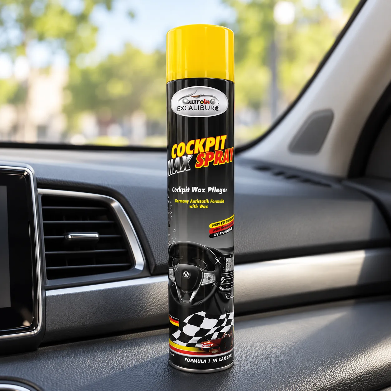 Cockpit Max Spray – sprej za kontrolnu tablu, zeleni čep