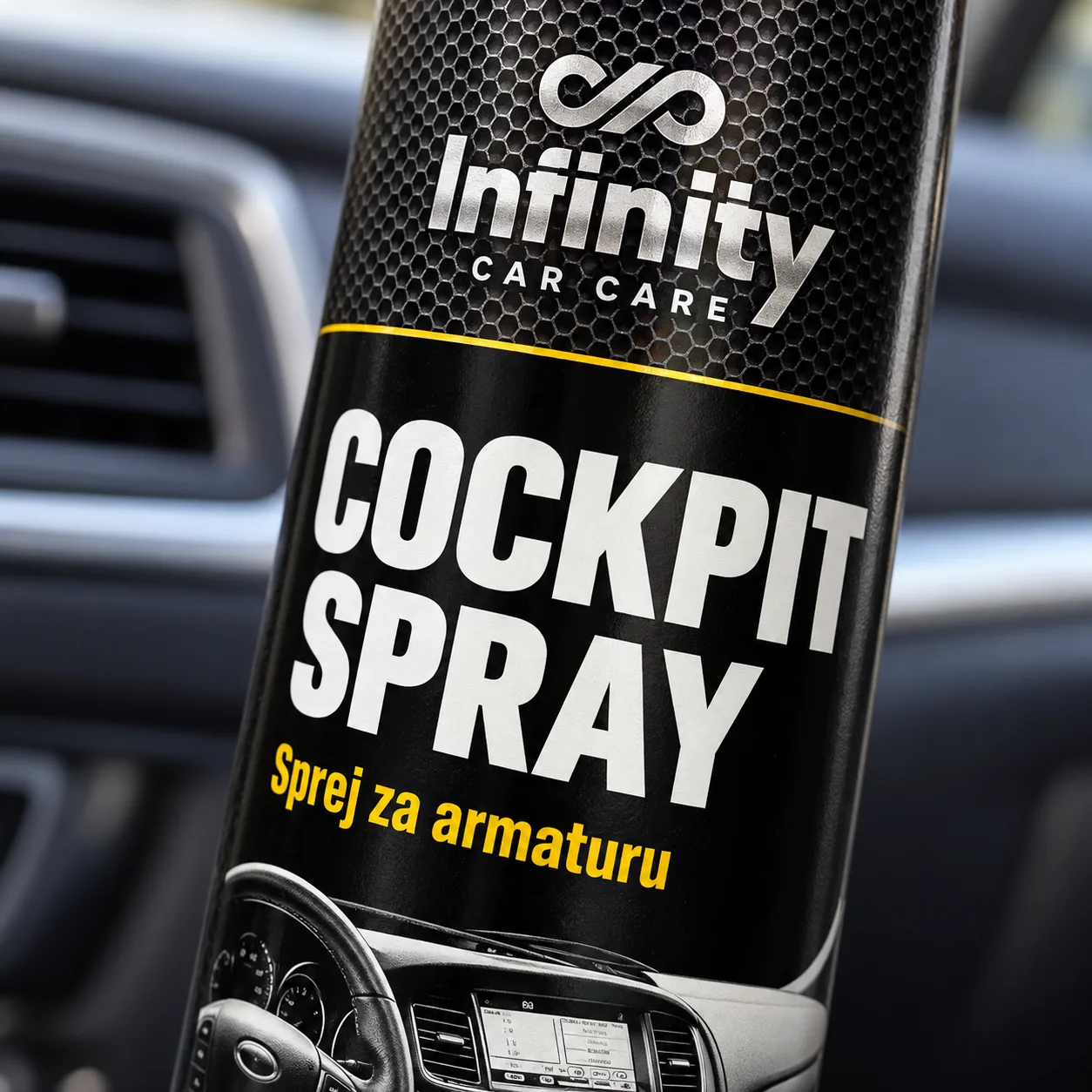 Infinity Cockpit Spray – crna limenka