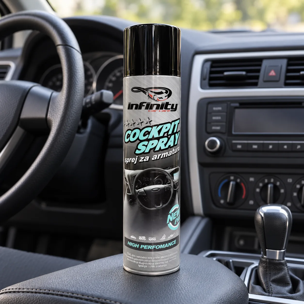 Infinity Cockpit Spray – crna limenka