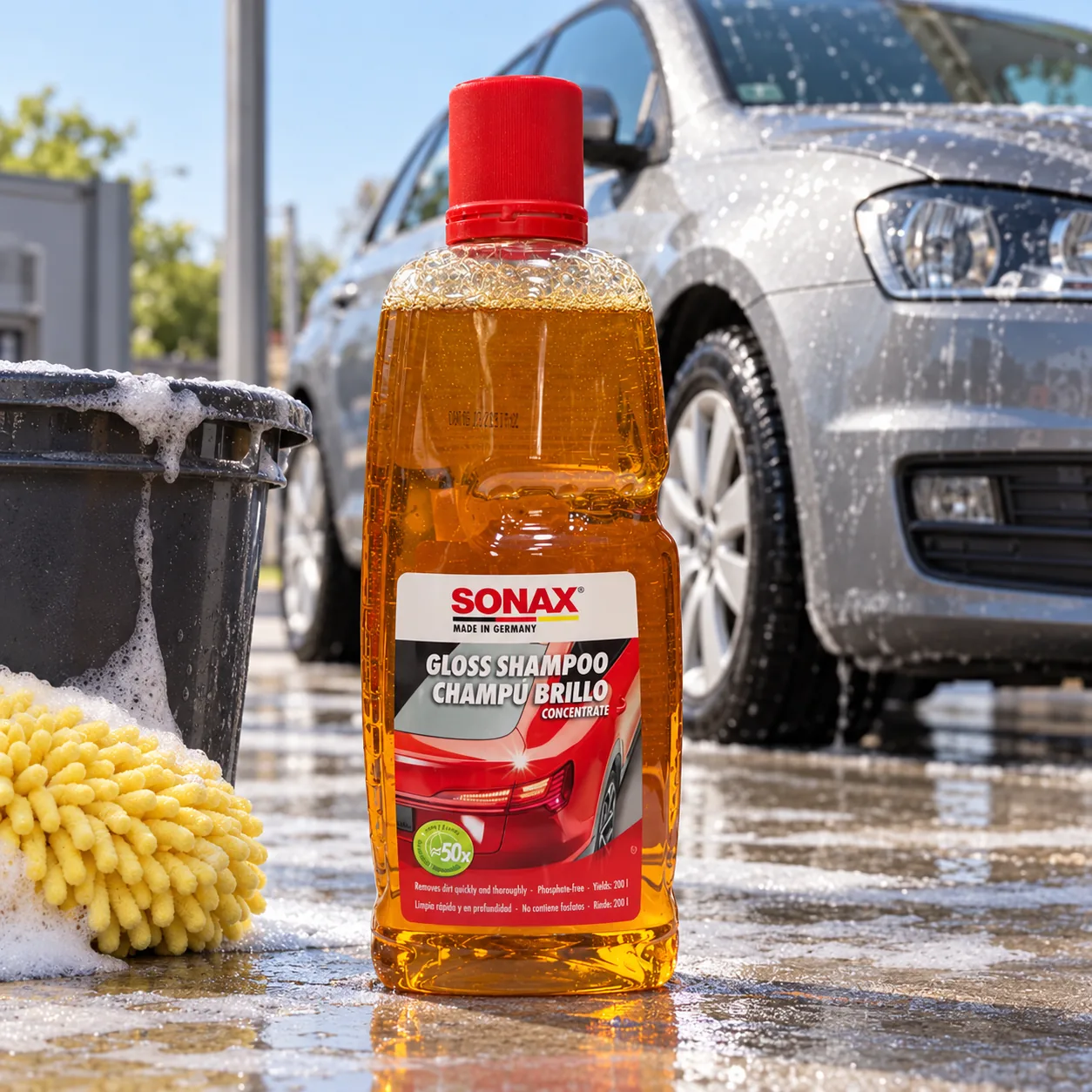 SONAX Gloss Shampoo – koncentrat za pranje, 1 L