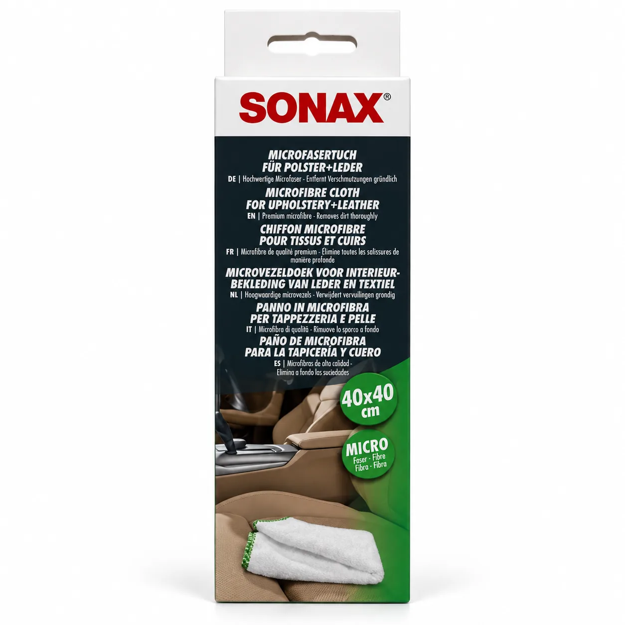 SONAX MicrofaserTuch za presvlake i kožu 40 × 40 cm