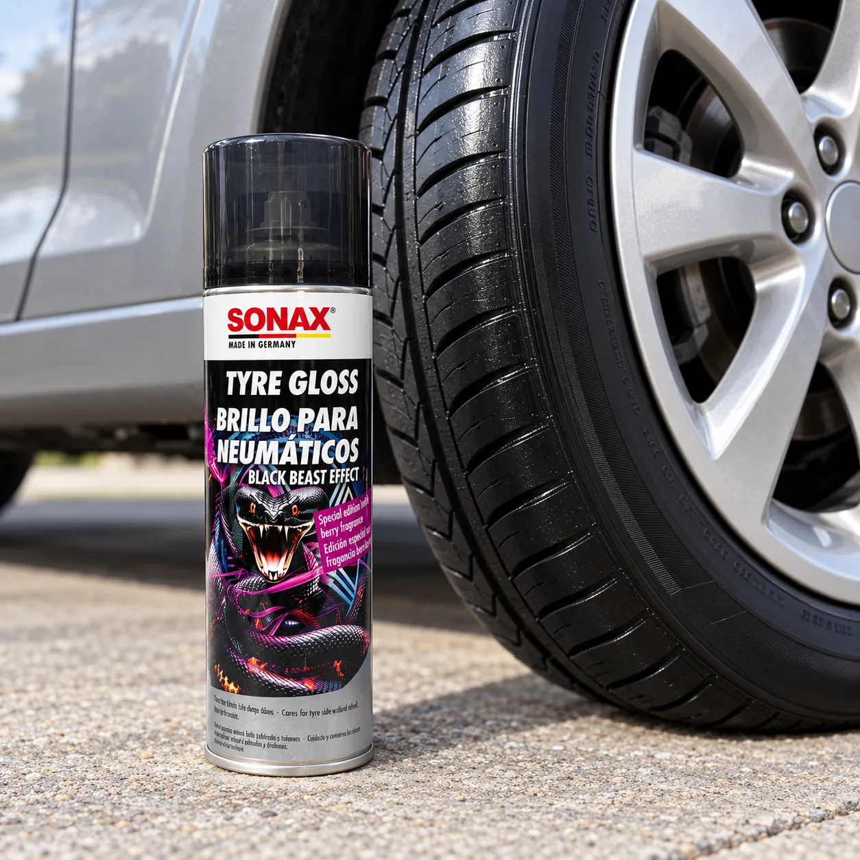 SONAX Tyre Gloss Black Beast Effect – sjaj za gume
