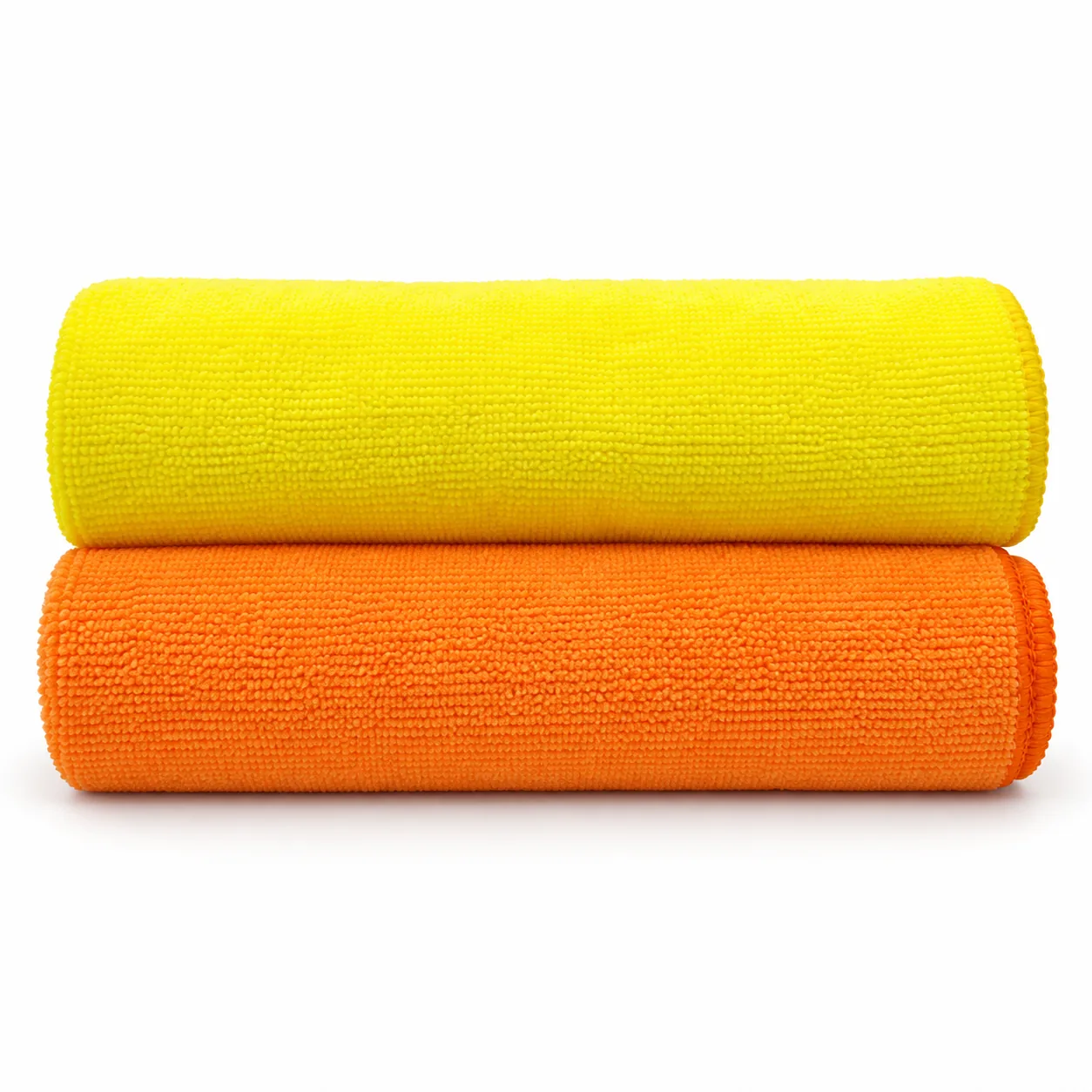 Mikrofiber krpe za auto – žuta i narandžasta, 2 komada