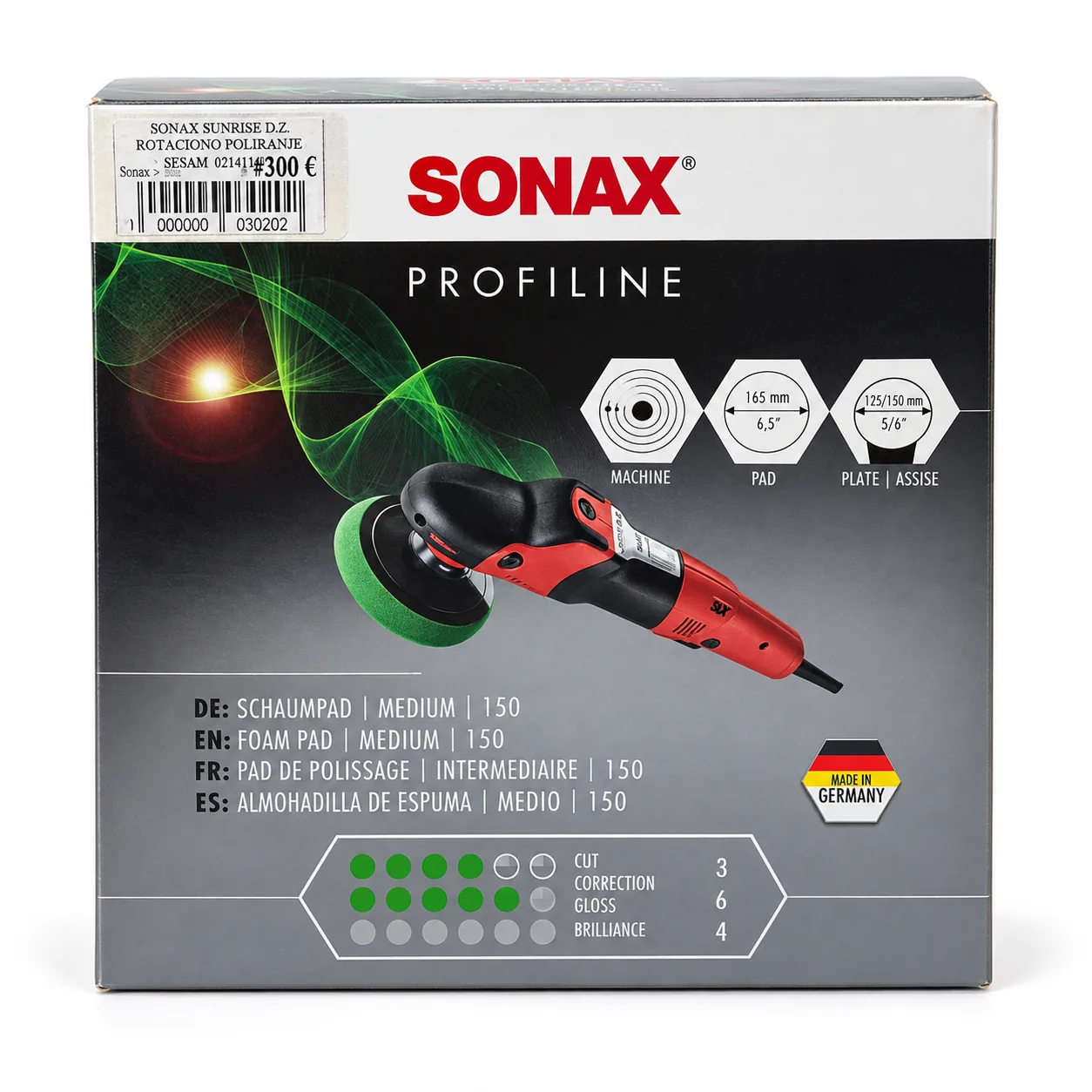 SONAX Profiline pjenasti jastučić Medium 150
