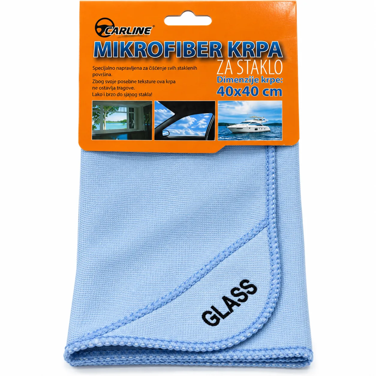 CARLINE mikrofiber krpa 35 × 75 cm – tamnosiva