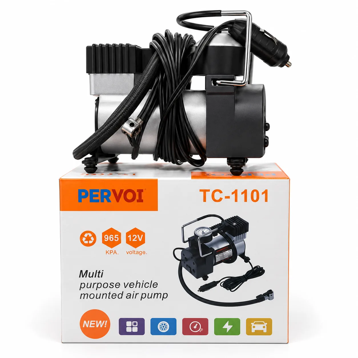 PERVOI TC-1101 prenosna pumpa za vazduh, 12 V