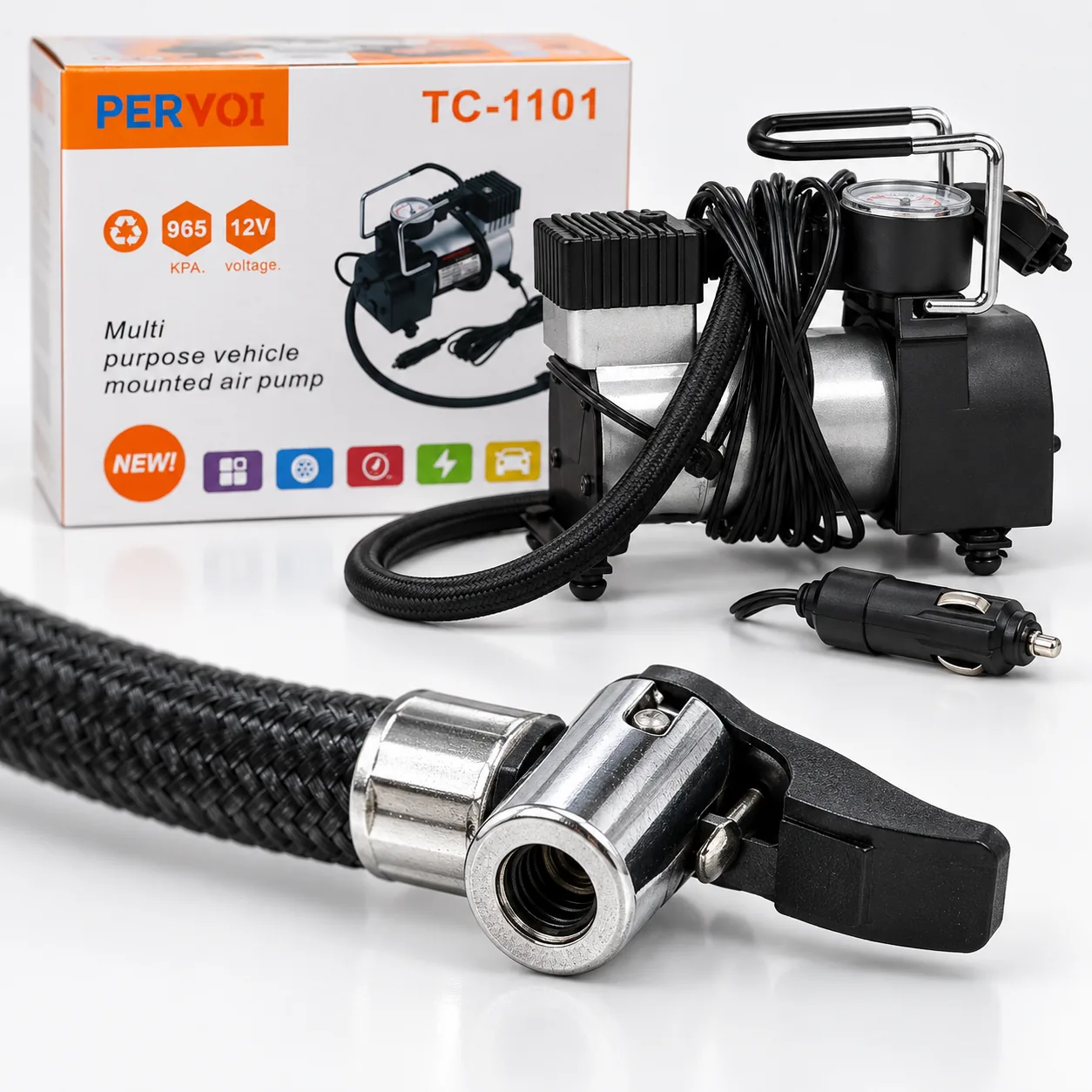 PERVOI TC-1101 prenosna pumpa za vazduh, 12 V