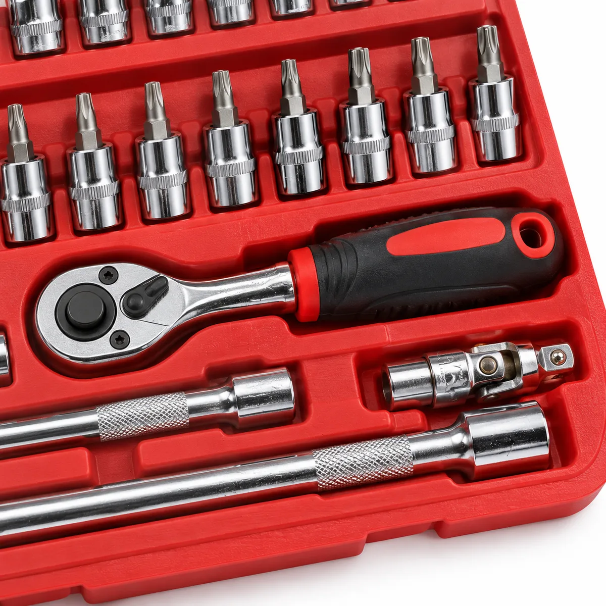 Set alata 46 djelova – crveni kofer