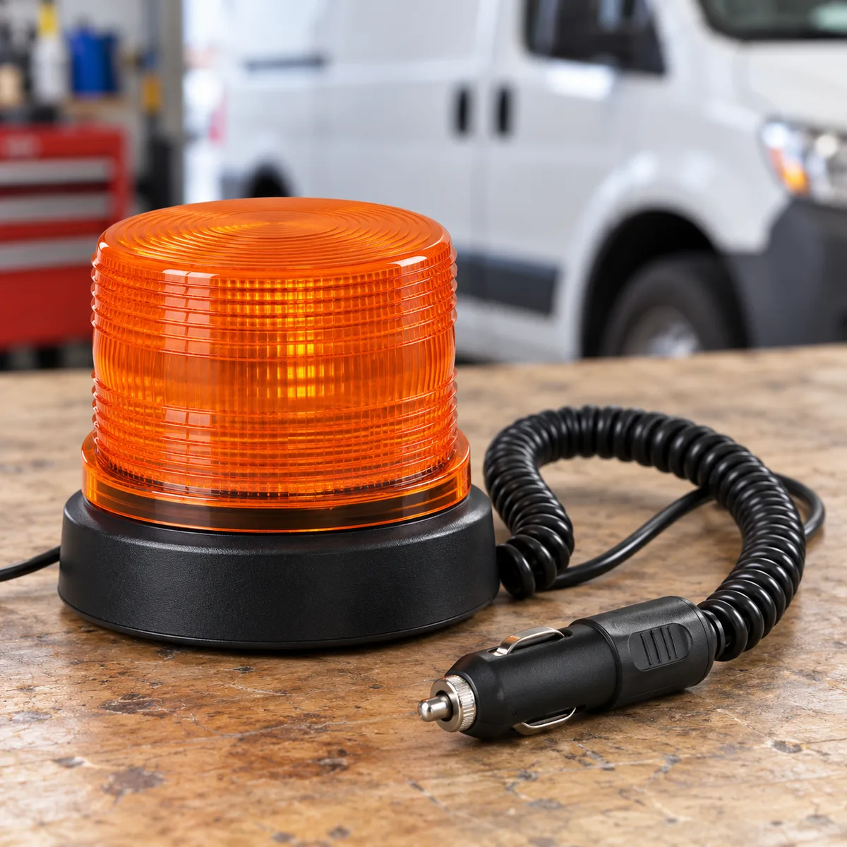 Signalna lampa – narandžasta, sa kablom