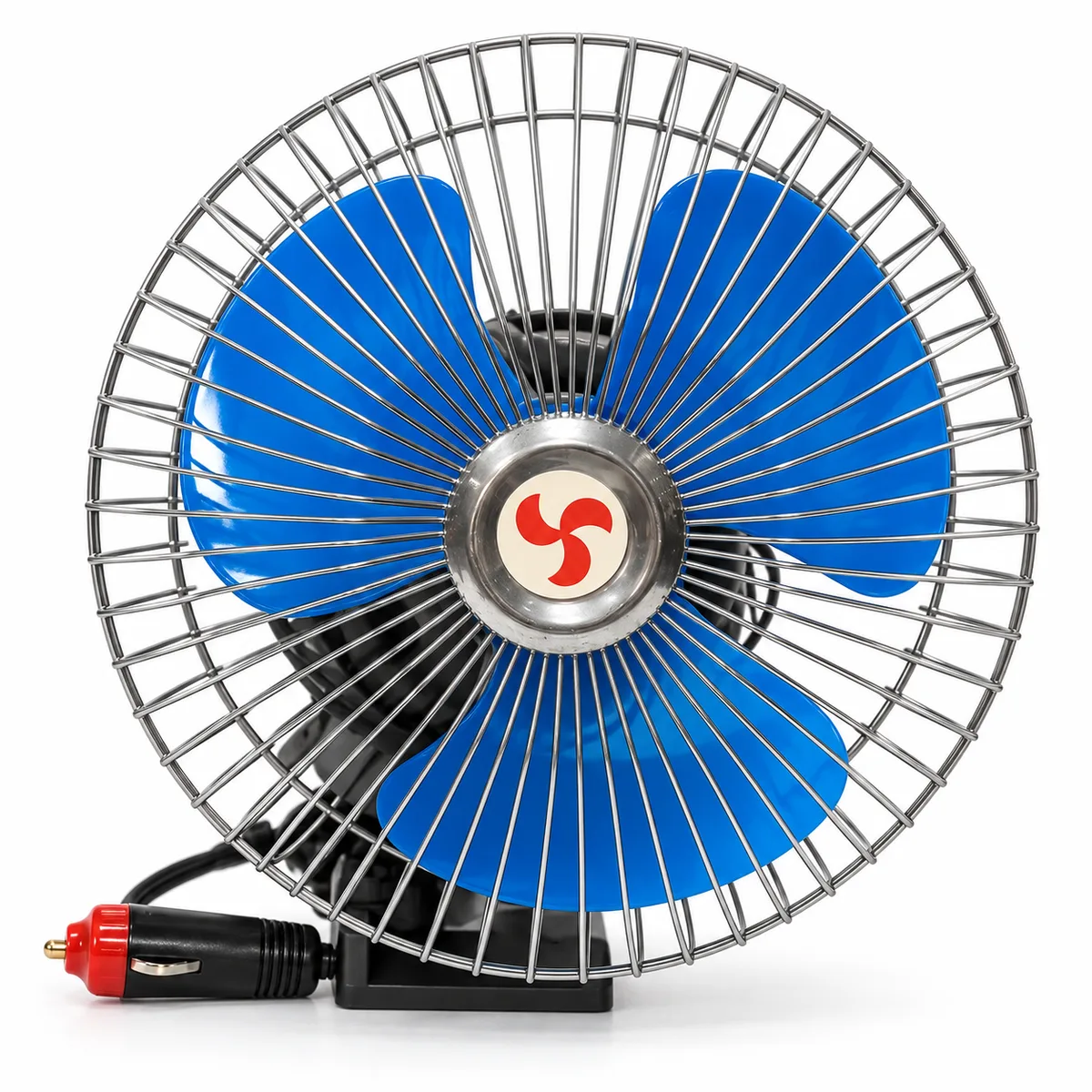 Ventilator za auto – plavi, metalna mreža